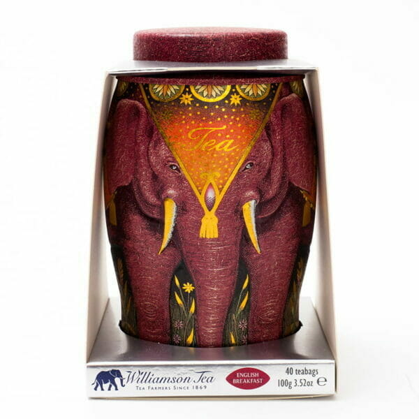 'Kenyan Earth' Large Elephant Caddy packaging