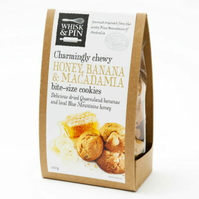 Honey, Banana & Macadamia Cookies 260g Box