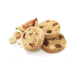 Fig, Macadamia & Ginger Bite Size Cookies