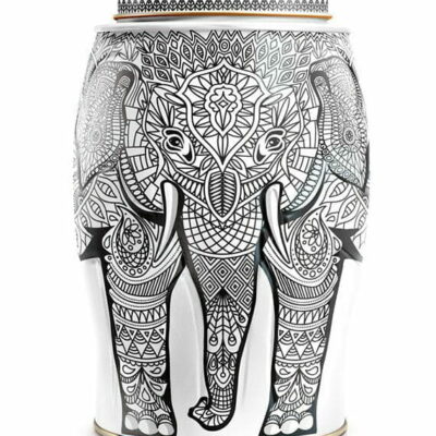 Mindfulness Elephant Caddy - 40 Cleansing Mint Teabags 100g