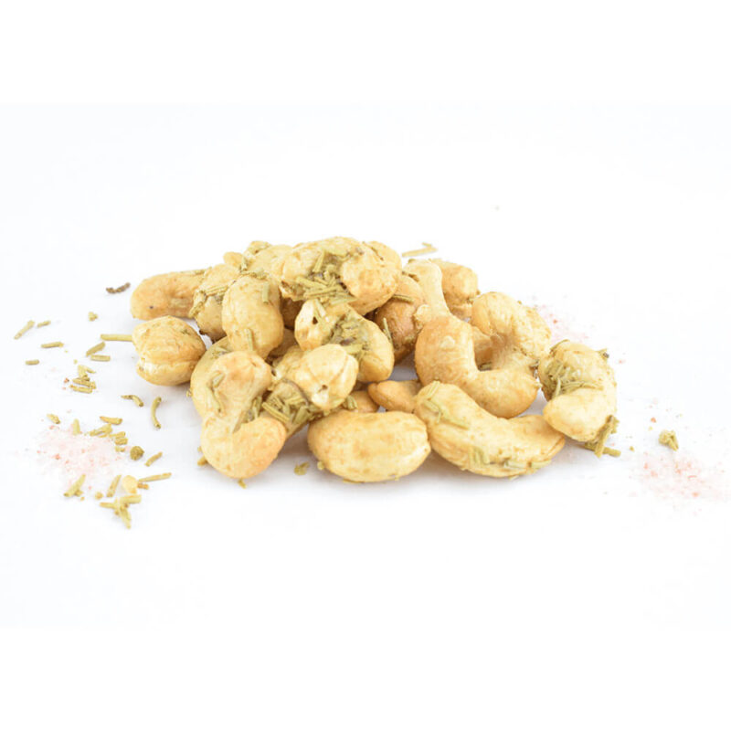 Rosemary & Pink Salted Cashews in the Raw