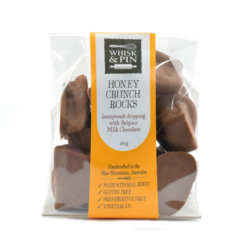 Milk Chocolate Honey Crunch Rocks 180g