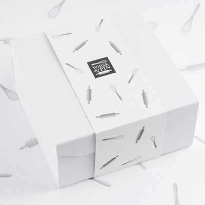 Whisk & Pin Premium White Gift Box