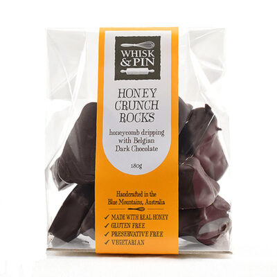 Honey Crunch Rocks Dark Chocolate 180g