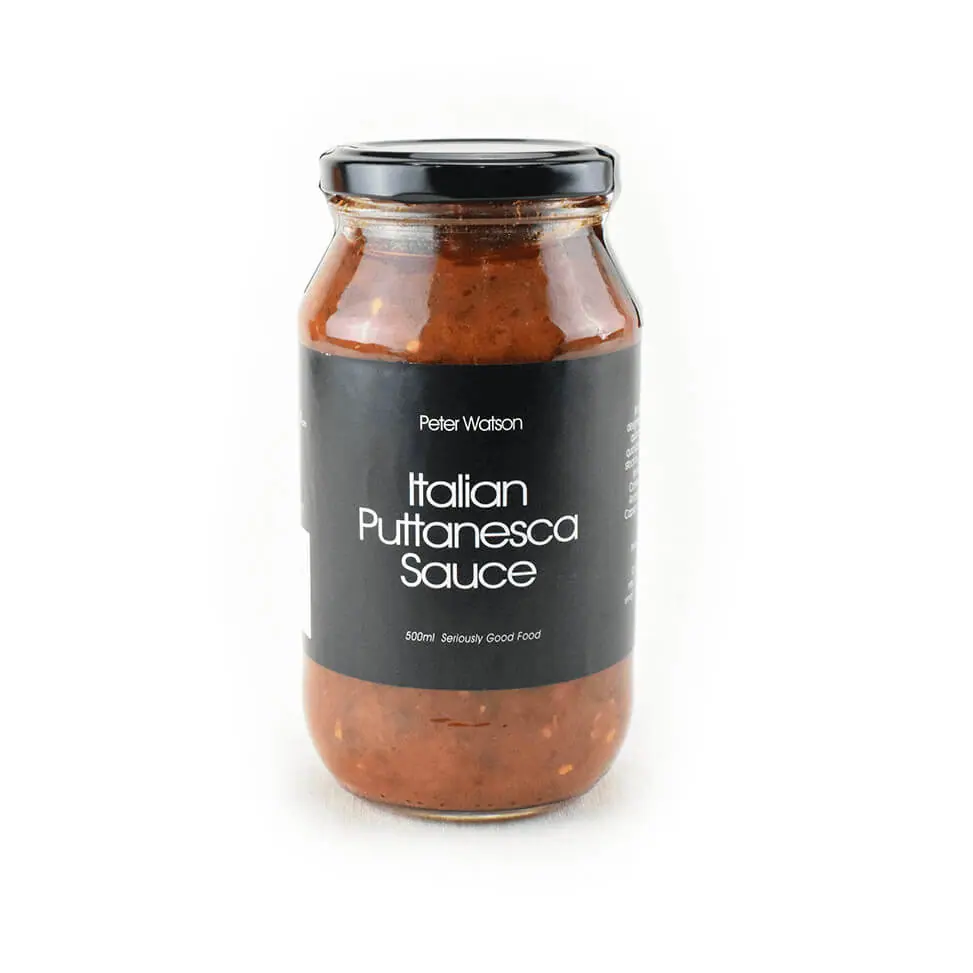 Peter Watson Italian Puttanesca Sauce 500ml Peter Watson Italian Puttanesca Sauce 500ml
