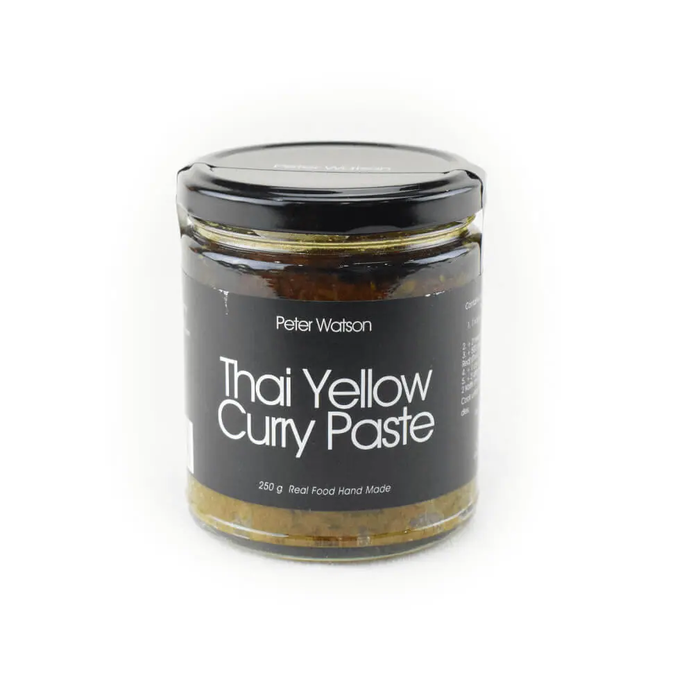 Peter Watson Thai Yellow Curry paste 250g Peter Watson Thai Yellow Curry paste 250g