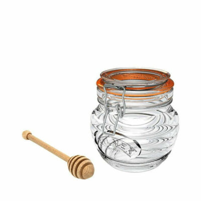 Kilner Honey Pot & Drizzler Spoon 400ml