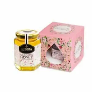 Biosota Australian Natural Eucalyptus Honey 400g Black Gift Box