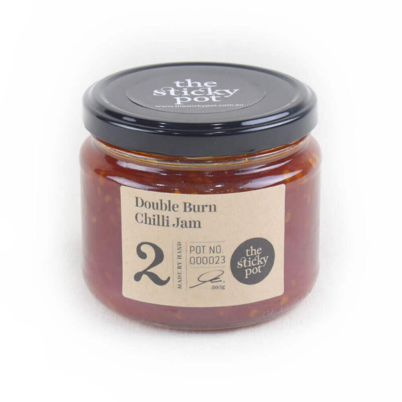 The Sticky Pot Double Burn Chilli Jam 300mL