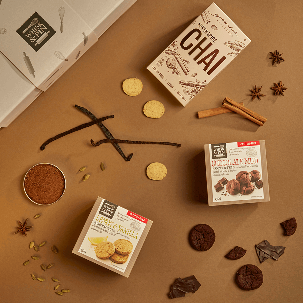 Gluten Free Cookies & Chai Gift Box Gluten Free Cookies & Chai Gift Box
