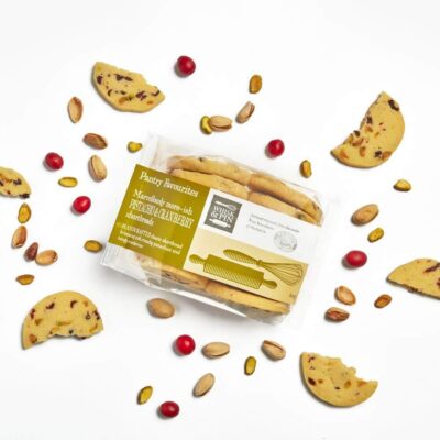 Pistachio & Cranberry Shortbread Pantry Favourites 400g