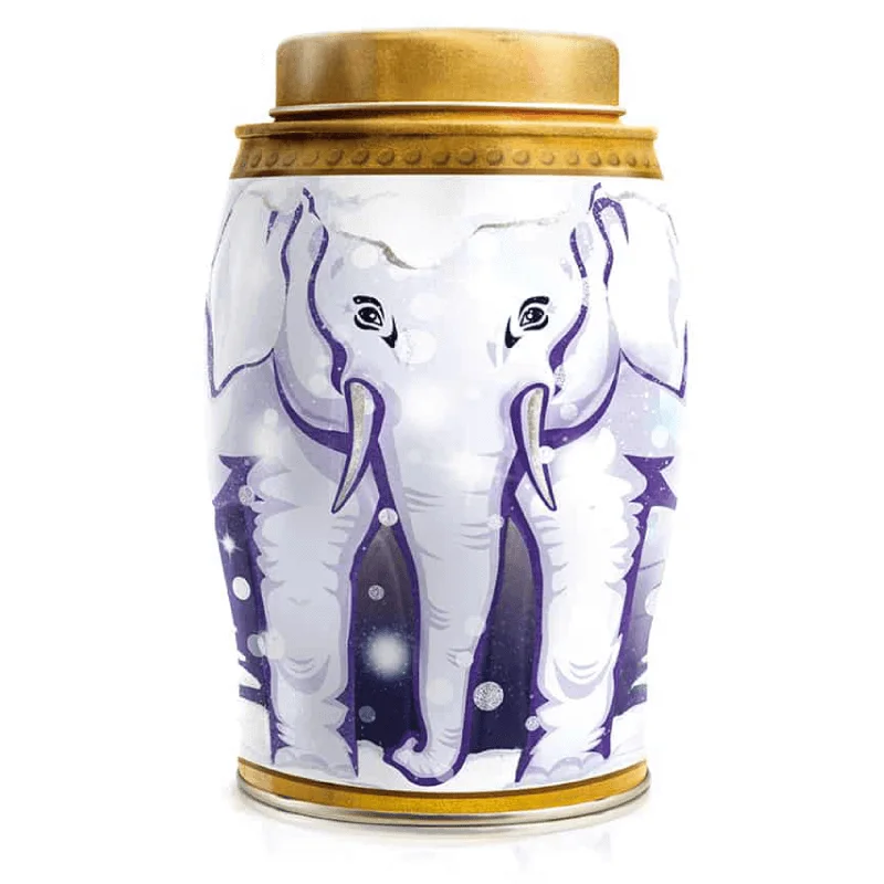 williamson-tea-elephant-caddy-snow-globe Snow Globe Elephant Caddy - 40 Earl Grey Teabags 100g - Image 1