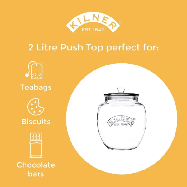 Kilner Universal Push Top Storage Jar - Piccantino Online Shop International