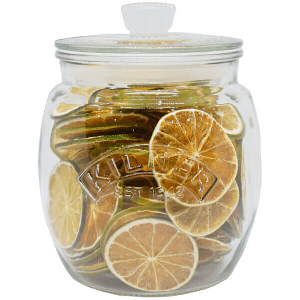 Jar of Dried Lime Slices