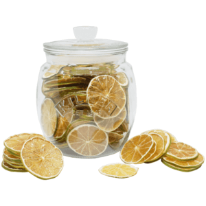 Jar of dried Lime Slices