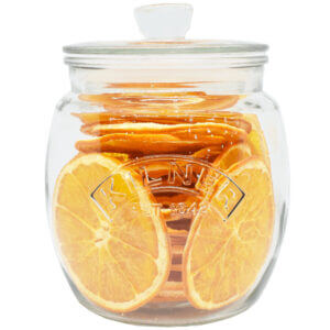 Jar of Dried Orange Slices