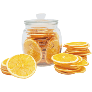 Jar of Dried Orange Slices