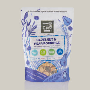 Whisk & Pin Hazelnut & Pear Porridge 525g