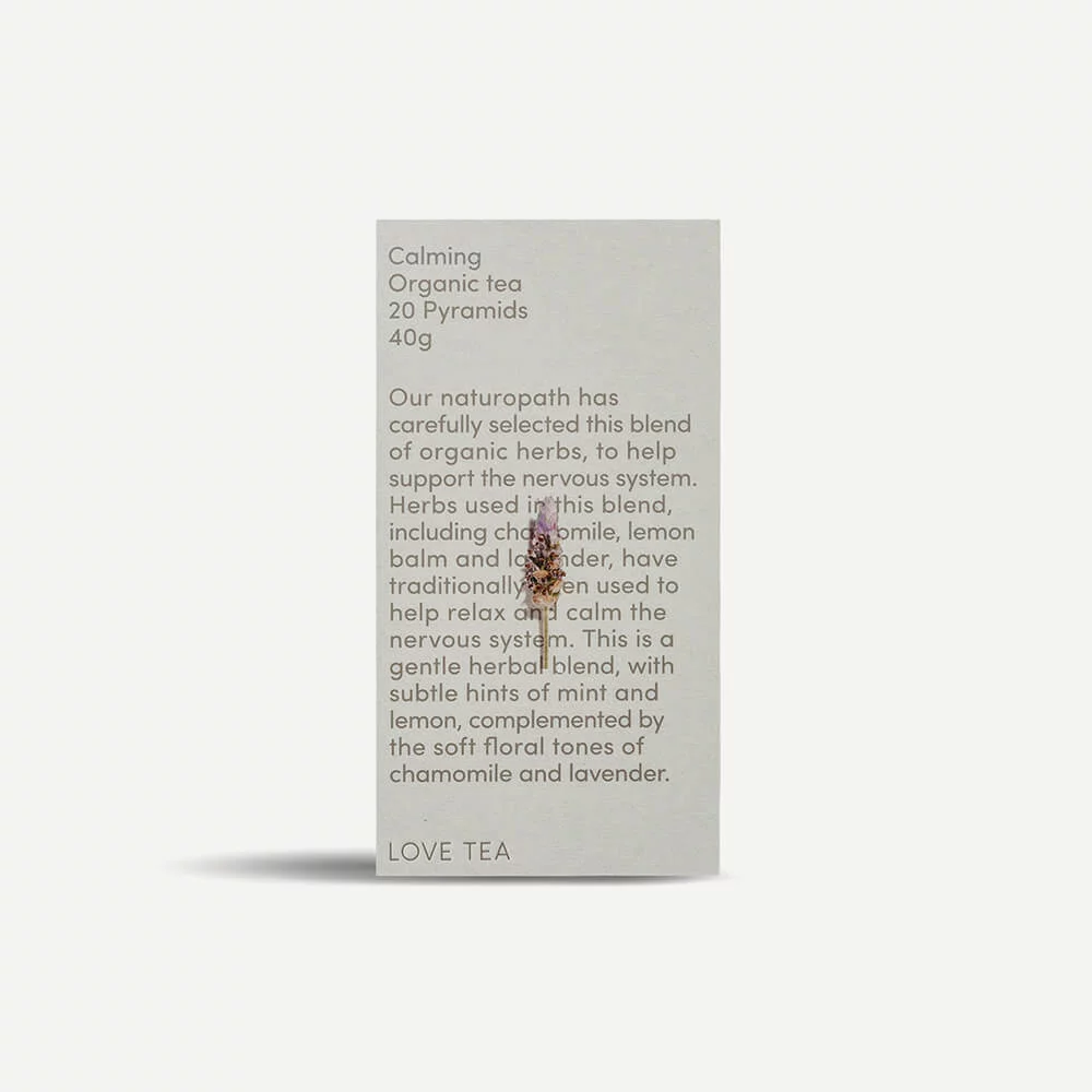 Calming 20 Pyramid Tea Bags - Image 1