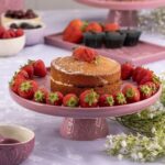 Mason Cash Meadow Pink Cake Stand 27cm - Image 2